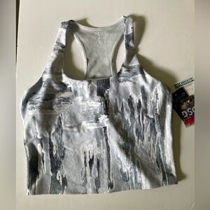 New NWT DSG Twitch Allison Crop Tank Camo Medium M Bra